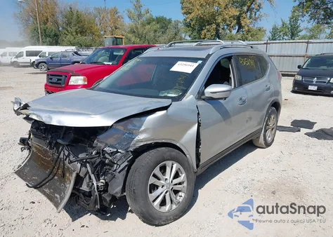 2016 Nissan Rogue Sv из США, поврежденный, VIN 5N1AT2MV3GC826004